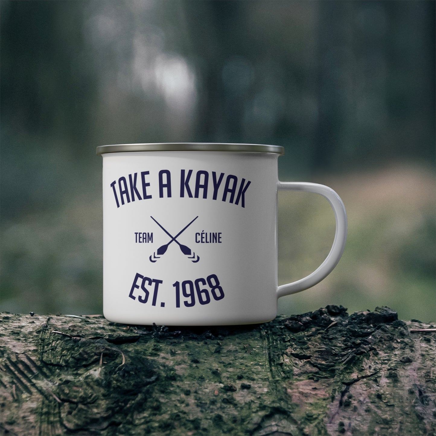 Tasse en métal - Take a Kayak