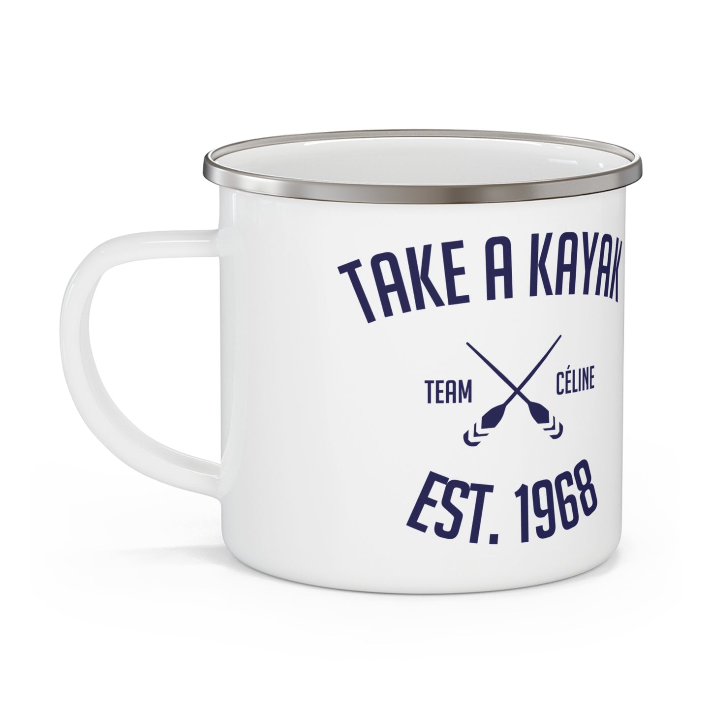 Tasse en métal - Take a Kayak