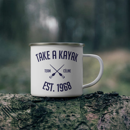 Tasse en métal - Take a Kayak