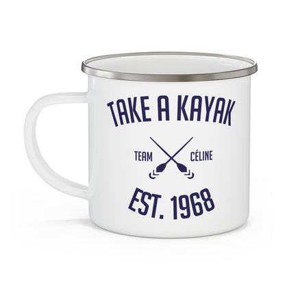 Tasse en métal - Take a Kayak