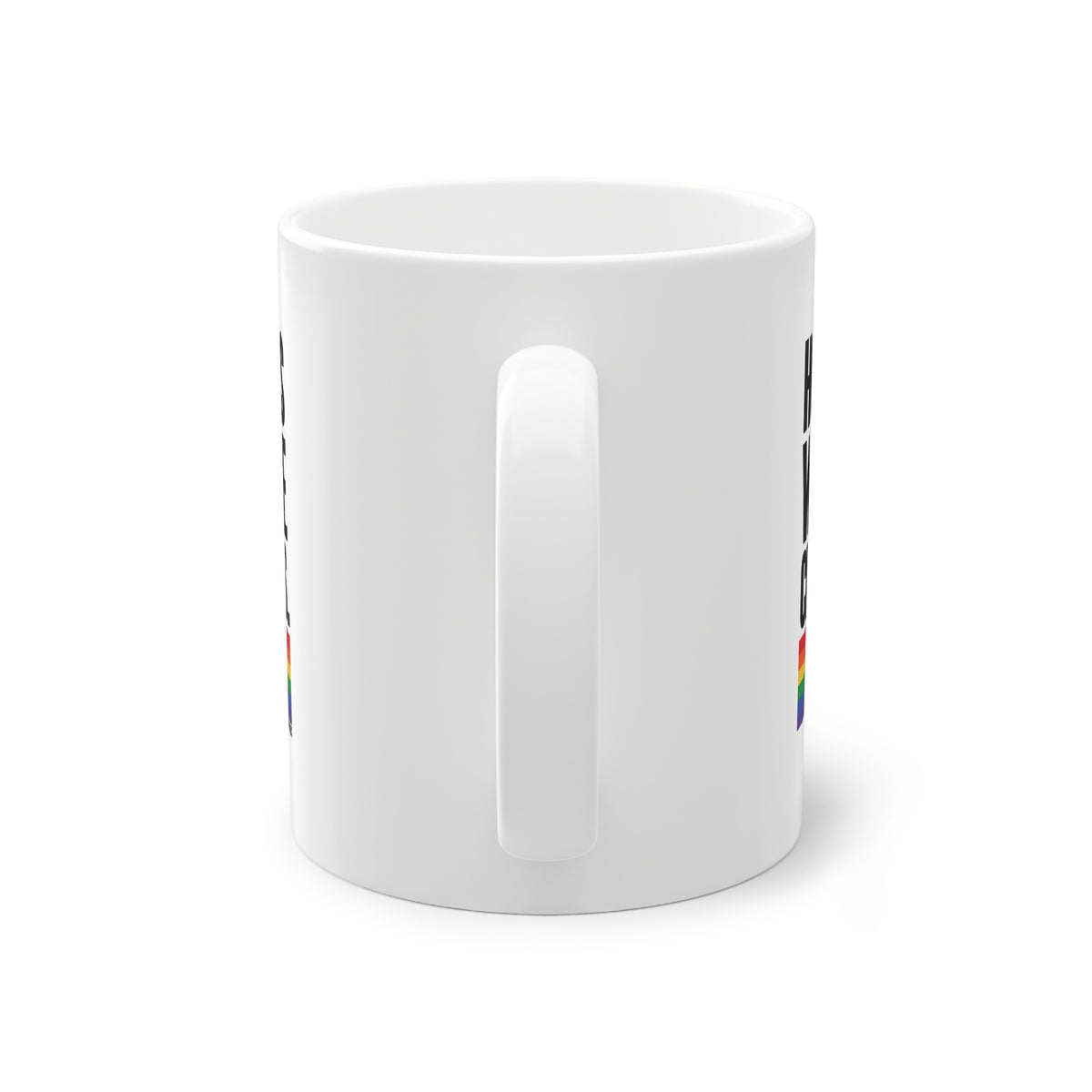 Home Is Where Celine Is Mug – Pride Rainbow Ceramic Coffee Cup