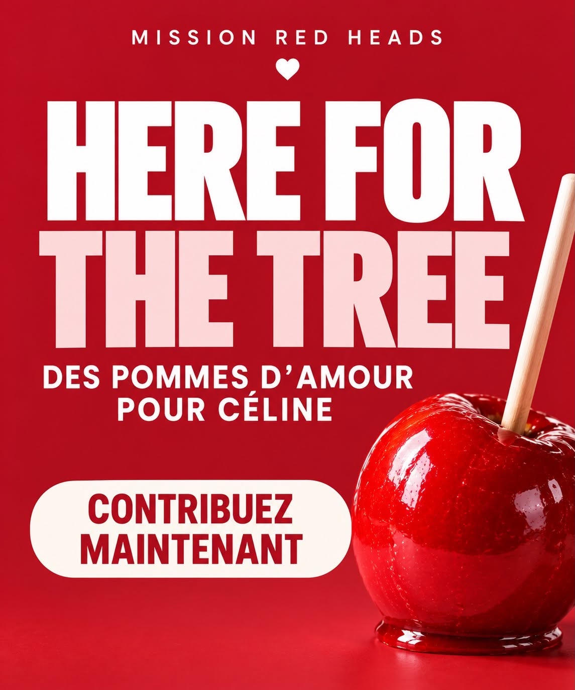 🍎 MISSION RED HEADS - HERE FOR THE TREE !