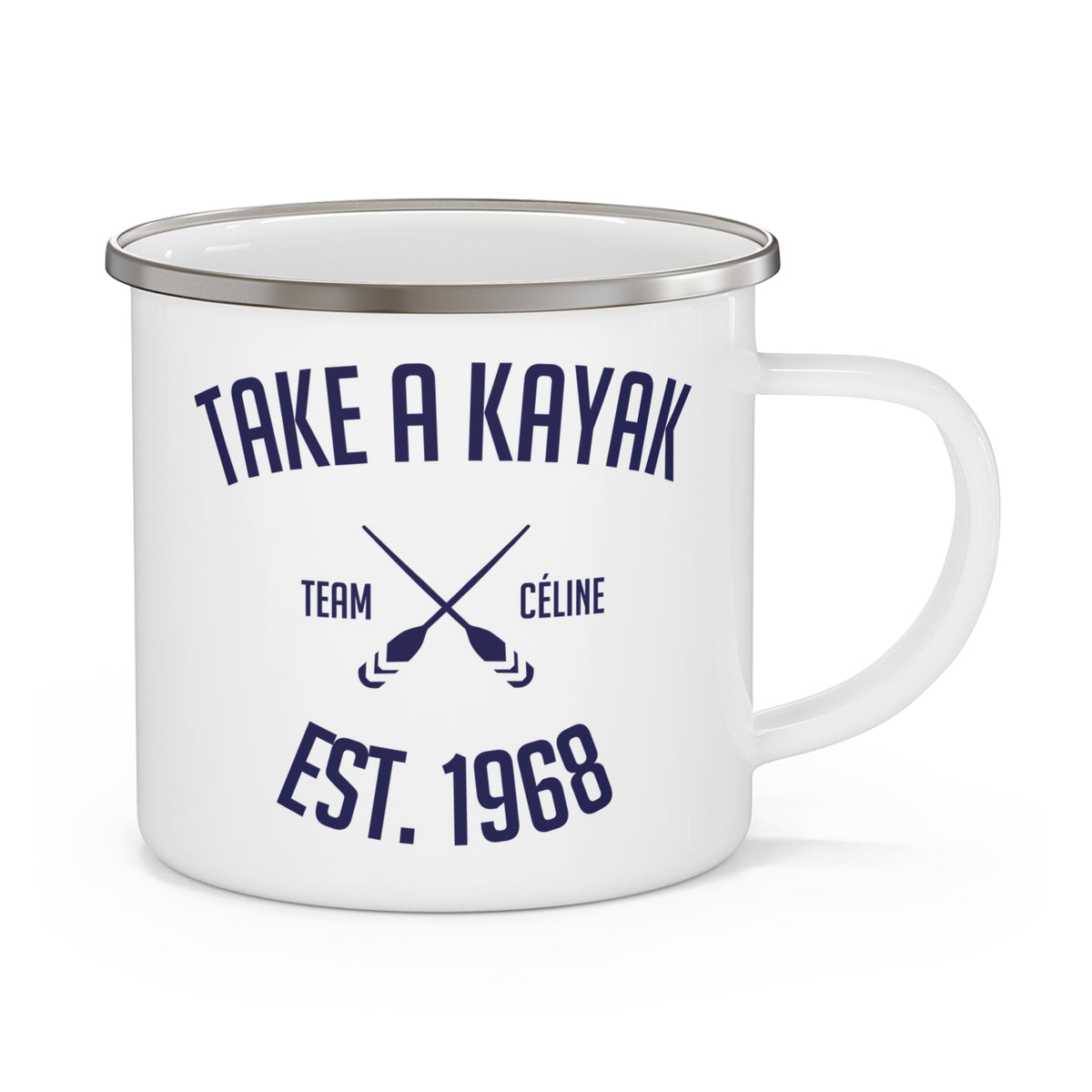 Tasse en métal - Take a Kayak