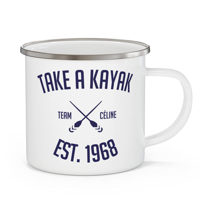 Tasse en métal - Take a Kayak