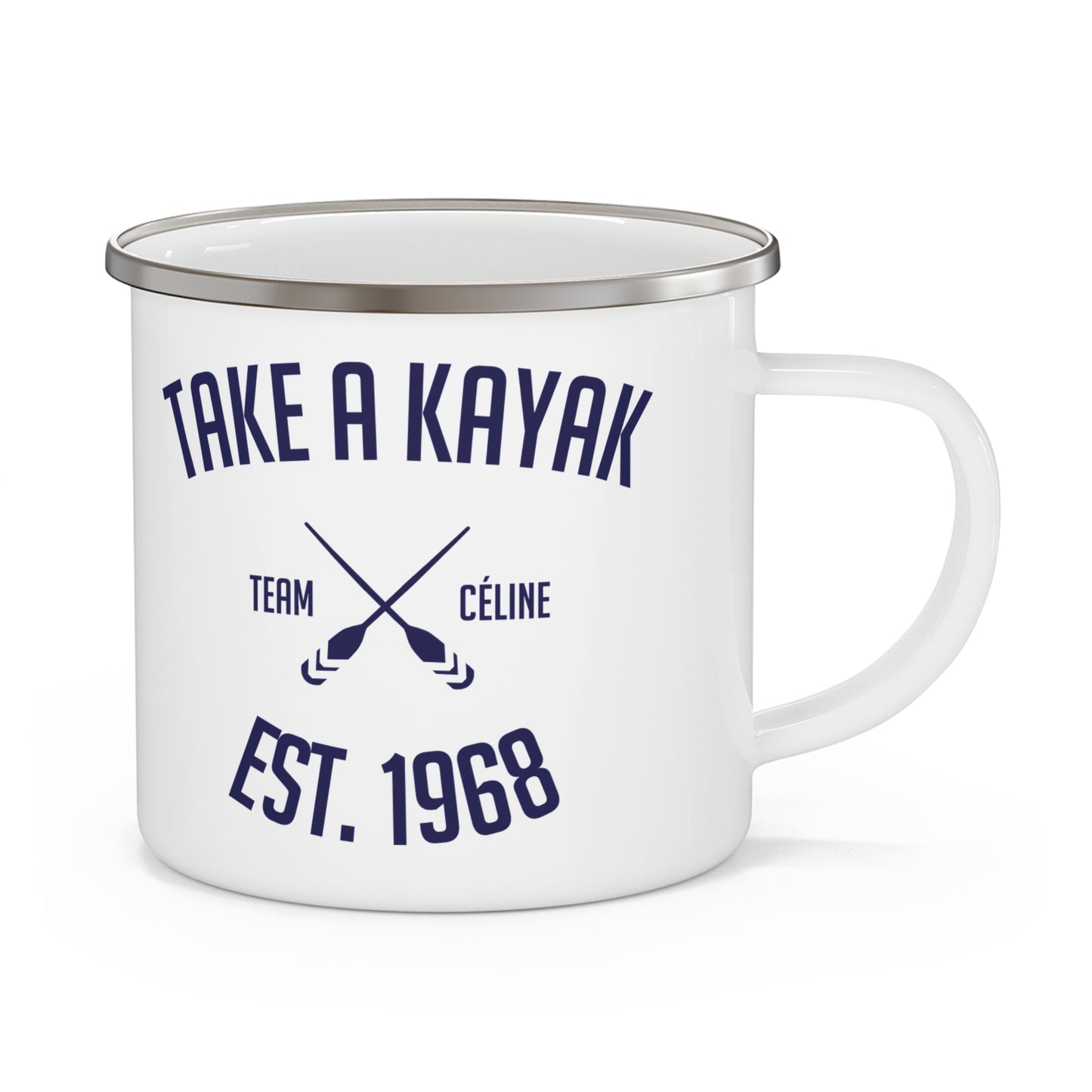 Tasse en métal - Take a Kayak