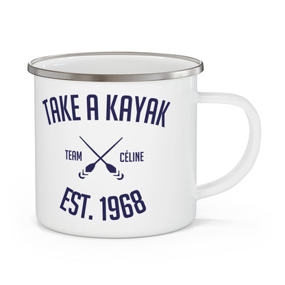Tasse en métal - Take a Kayak