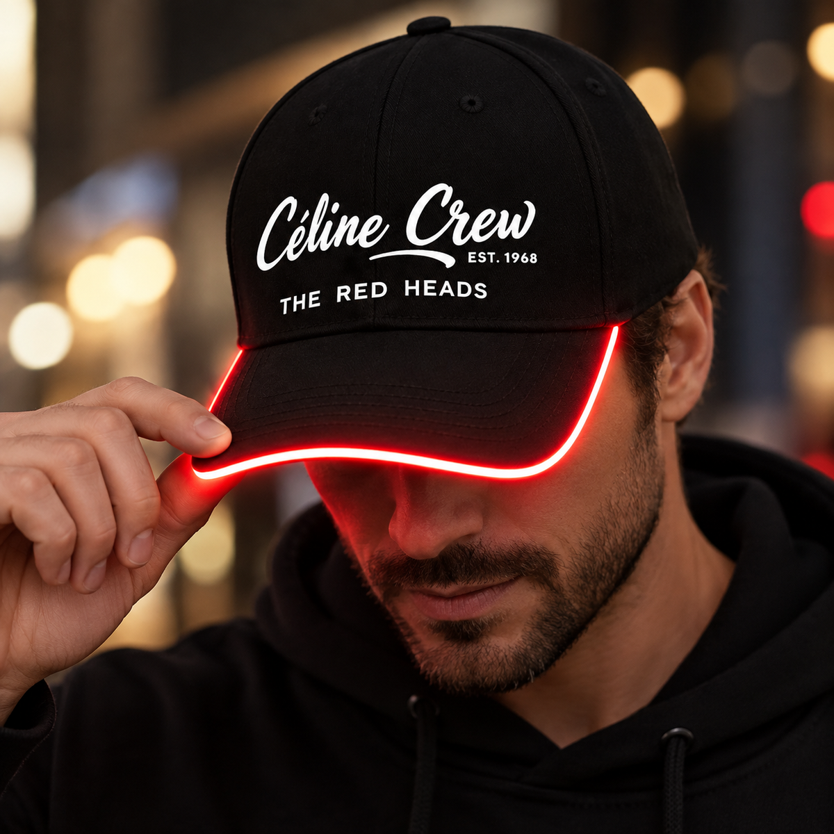 Casquette Lumineuse – Céline Crew